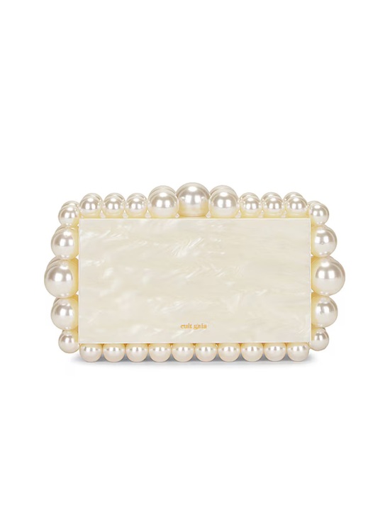 cult gaia Handbags - Cult Gaia Eos Box Clutch in Pearl